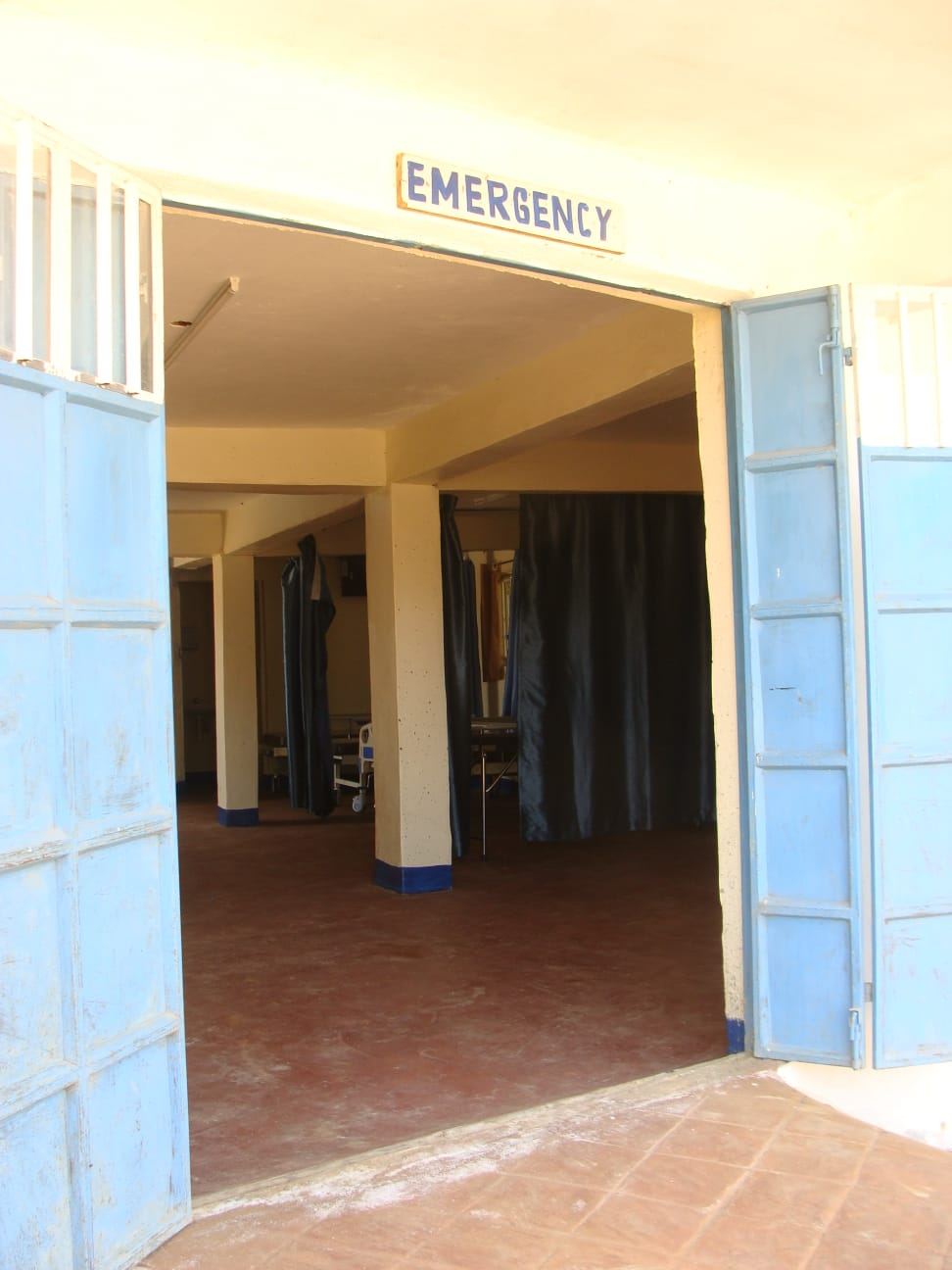 The emergency department entrance at SR. Christenem Memorial Hospital